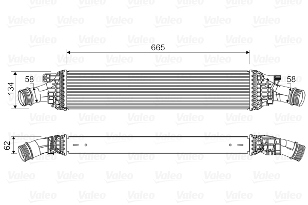 VALEO Ladeluftkühler 818601