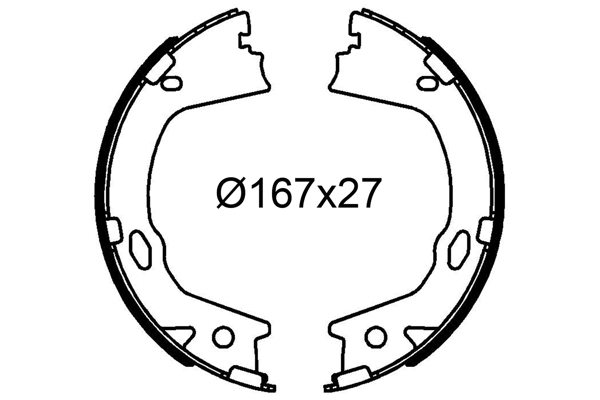 VALEO Bremsbackensatz 564315