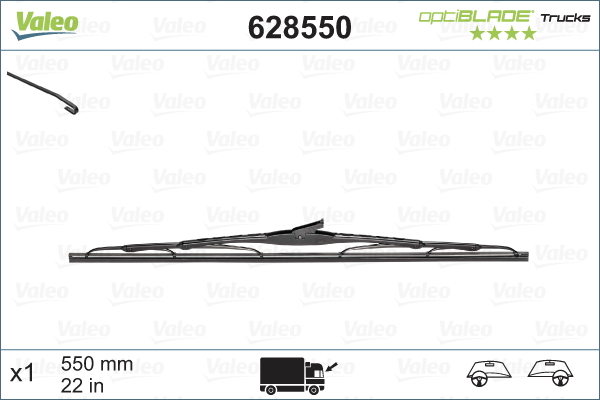 VALEO Wischblatt 628550