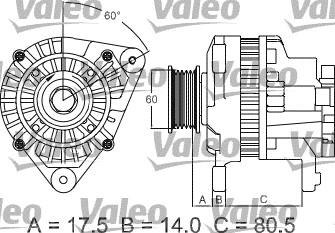 VALEO Generator 437427