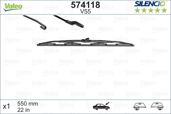 VALEO Wischblatt 574118