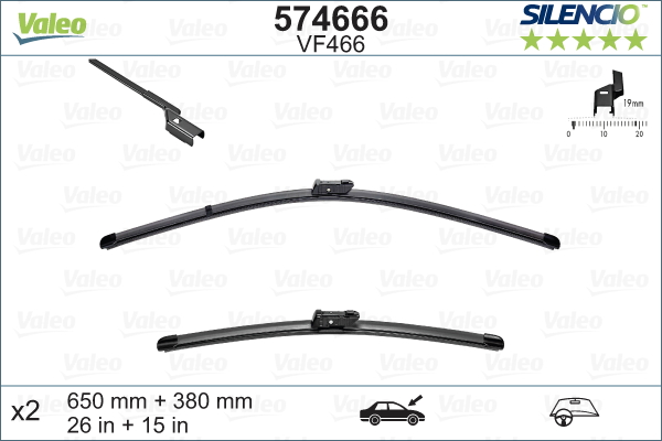 VALEO Wischblatt 574666