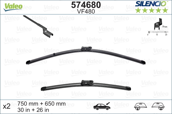 VALEO Wischblatt 574680