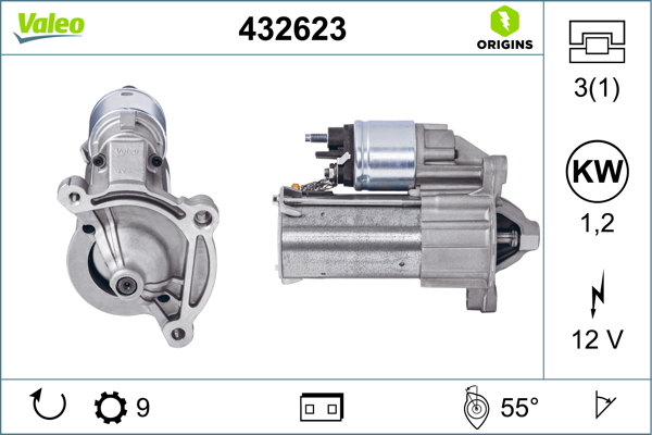 VALEO Starter 432623