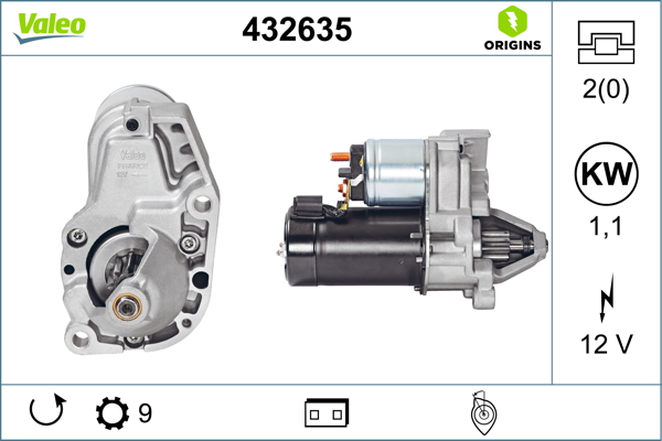 VALEO Starter 432635