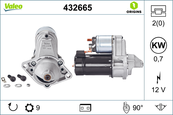 VALEO Starter 432665