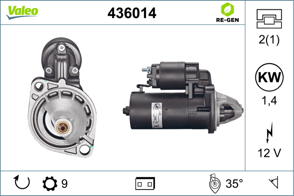 VALEO Starter 436014