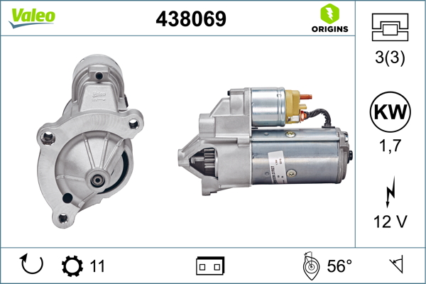 VALEO Starter 438069