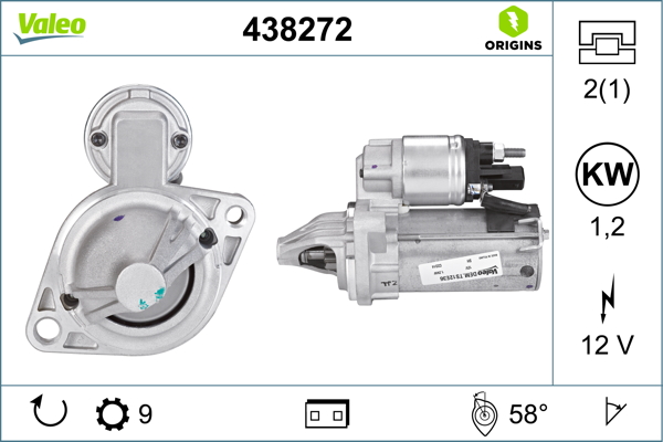 VALEO Starter 438272