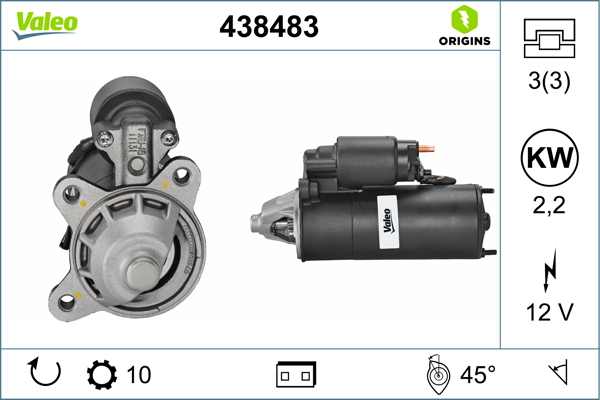VALEO Starter 438483
