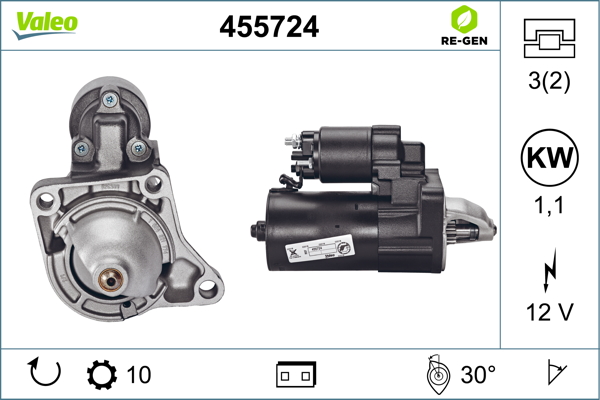 VALEO Starter 455724