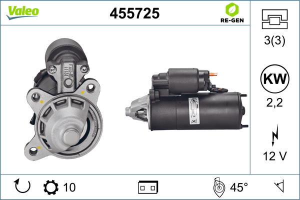 VALEO Starter 455725