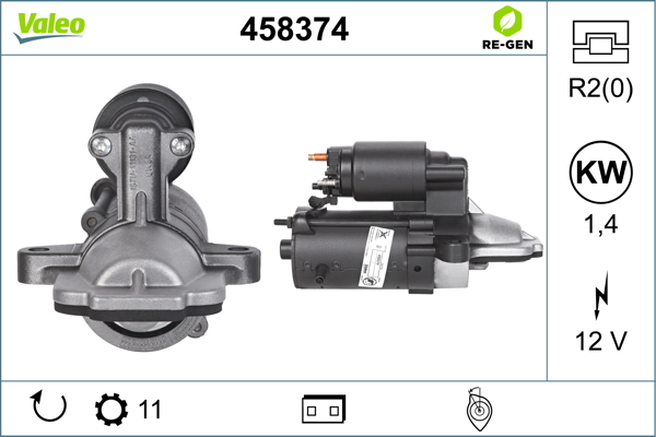 VALEO Starter 458374
