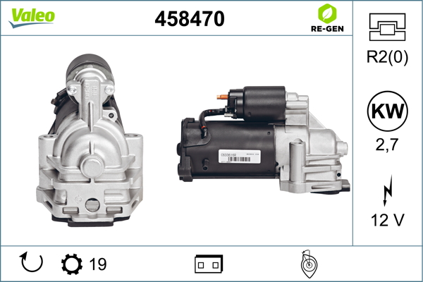 VALEO Starter 458470