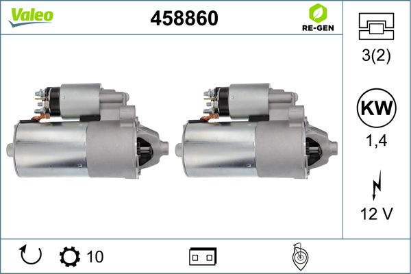 VALEO Starter 458860