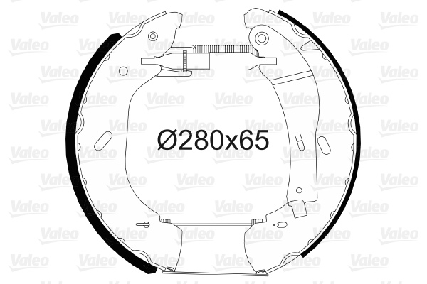 VALEO Bremsbackensatz 554872