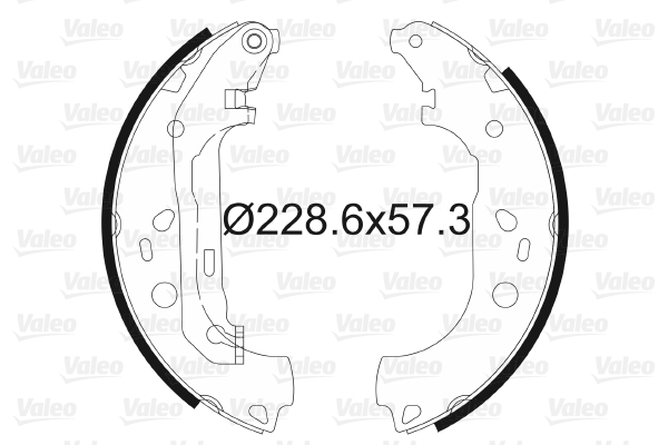 VALEO Bremsbackensatz 564011