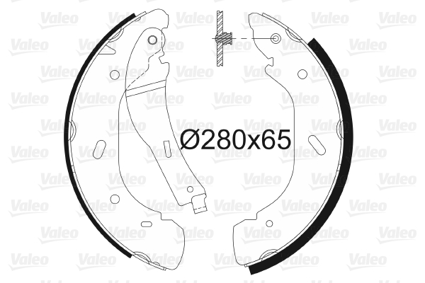 VALEO Bremsbackensatz 564012