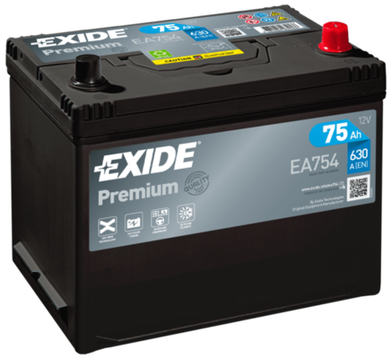 EXIDE Starterbatterie EA754