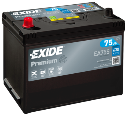 EXIDE Starterbatterie EA755