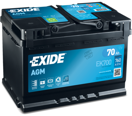 EXIDE Starterbatterie EK700