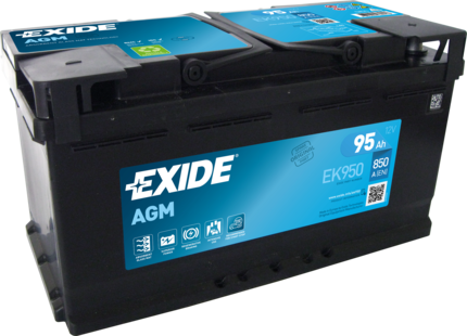 EXIDE Starterbatterie EK950