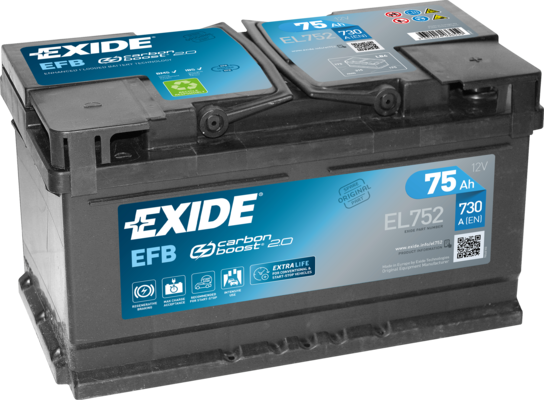 EXIDE Starterbatterie EL752