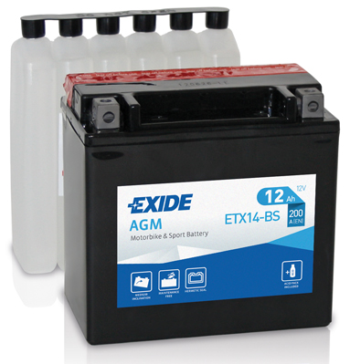 EXIDE Starterbatterie ETX14-BS