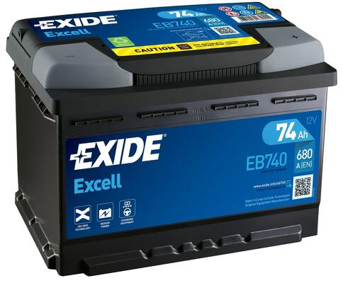 EXIDE Starterbatterie EB740