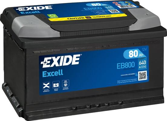 EXIDE Starterbatterie EB800