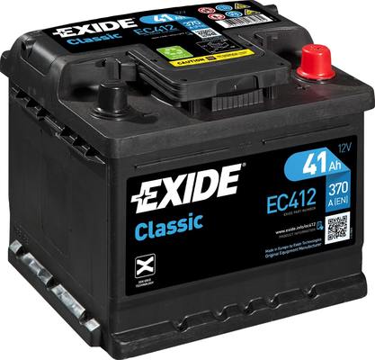 EXIDE Starterbatterie EC412