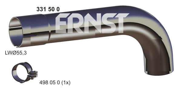 ERNST Abgasrohr 331500