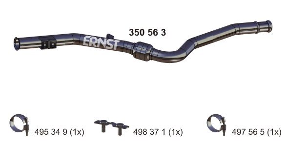 ERNST Abgasrohr 350563