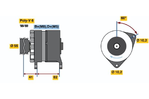 BOSCH Generator 0 120 468 134