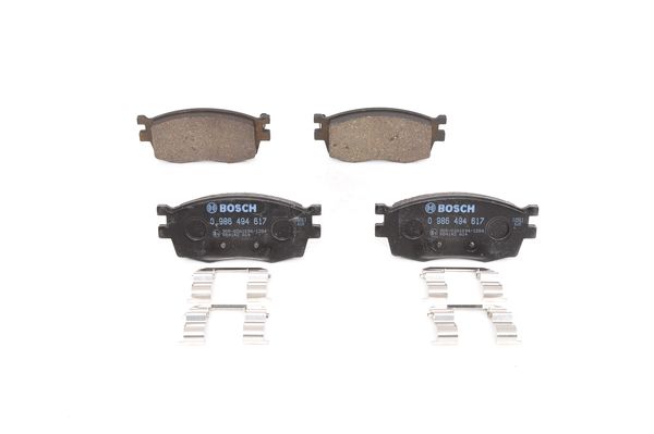 BOSCH Bremsbelagsatz, Scheibenbremse 0 986 494 617