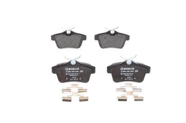 BOSCH Bremsbelagsatz, Scheibenbremse 0 986 494 640