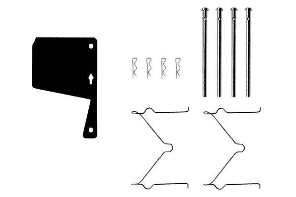 BOSCH Zubehörsatz, Scheibenbremsbelag 1 987 474 074