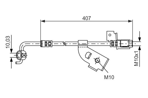 BOSCH Bremsschlauch 1 987 481 113