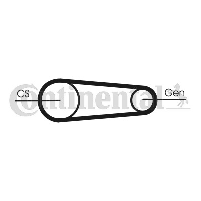 CONTINENTAL CTAM Keilrippenriemensatz 6PK831 ELAST T1