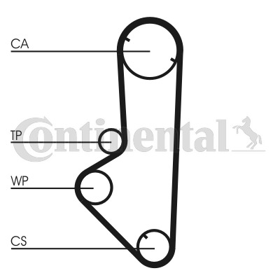CONTINENTAL CTAM Zahnriemen CT707