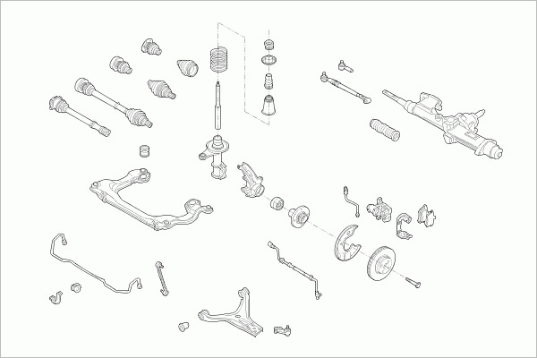 SACHS Lenkung AUDI-80B4-FS002