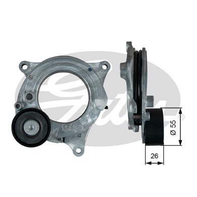 GATES Riemenspanner, Keilrippenriemen T39381