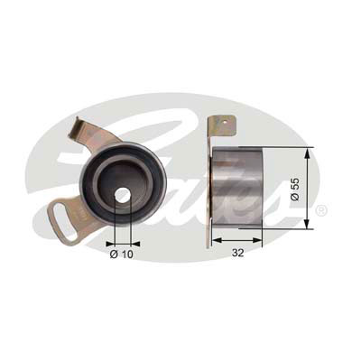GATES Spannrolle, Zahnriemen T41168