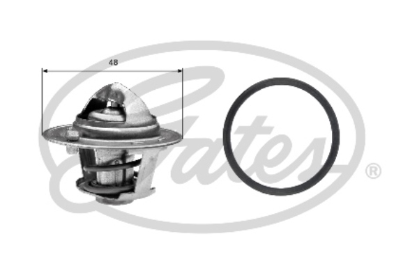GATES Thermostat, Kühlmittel TH25782G1