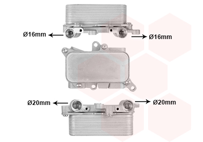 VAN WEZEL Ölkühler, Automatikgetriebe 03013719