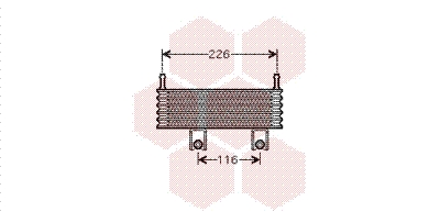 VAN WEZEL Ölkühler, Motoröl 82003152