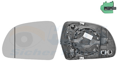 VAN WEZEL Spiegelglas, Außenspiegel 0334865U