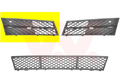 VAN WEZEL Lüftungsgitter, Stoßfänger 0617592