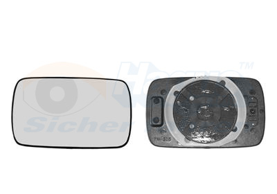 VAN WEZEL Spiegelglas, Außenspiegel 0620831