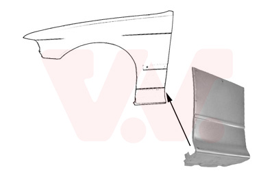 VAN WEZEL Kotflügel 0640155